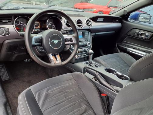 Blue 2015 Ford Mustang EcoBoost