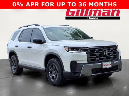 Platinum White Pearl 2026 Honda Pilot TrailSport