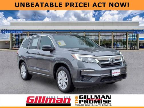 Modern Steel Metallic 2019 Honda Pilot LX