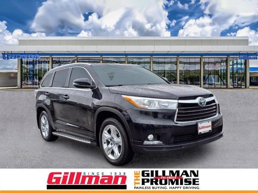 Midnight Black Metallic 2016 Toyota Highlander Limited Platinum