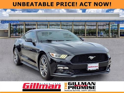 Black 2015 Ford Mustang EcoBoost