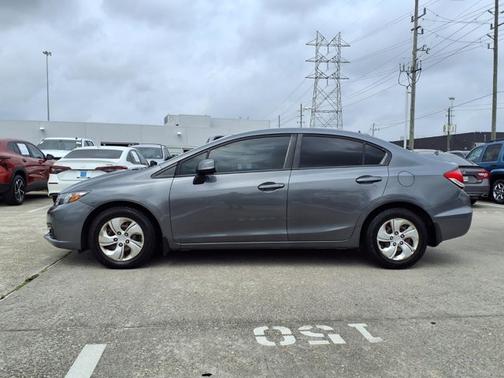 Polished Metal Metallic 2013 Honda Civic LX