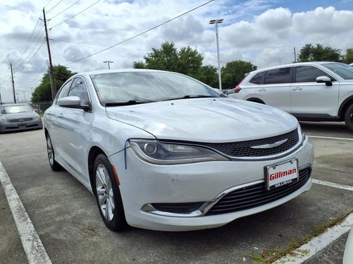 Lunar White Tri-Coat Pearl 2015 Chrysler 200 Limited