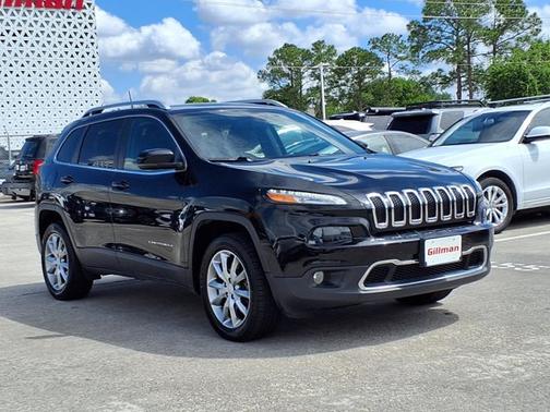 Diamond Black Crystal Pearlcoat 2017 Jeep Cherokee Limited