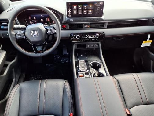 Radiant Red Metallic II 2026 Honda Passport TrailSport Elite Blackout