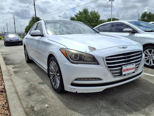 Casablanca White 2016 Hyundai Genesis 3.8