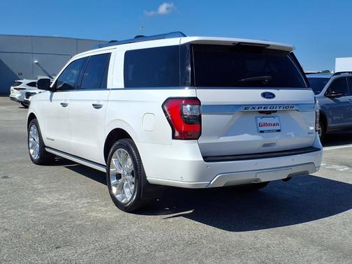 White Platinum Metallic Tri-Coat 2019 Ford Expedition Max Platinum