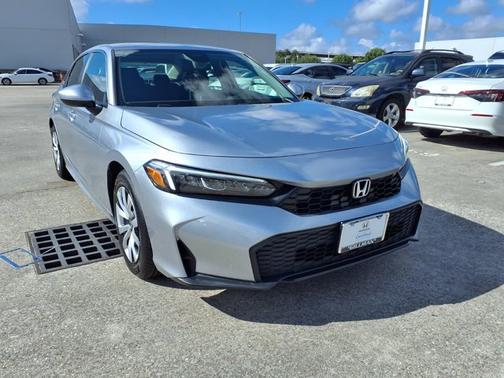 Solar Silver Metallic 2026 Honda Civic LX