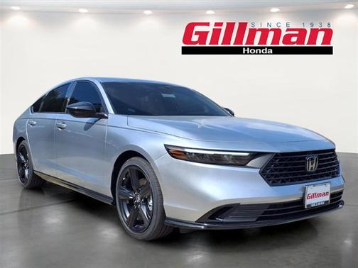 Solar Silver Metallic 2026 Honda Accord Hybrid Sport-L