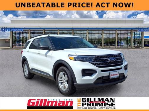 Star White Metallic Tri-Coat 2022 Ford Explorer XLT