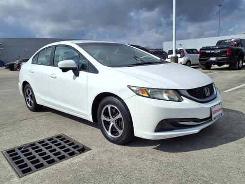 Taffeta White 2015 Honda Civic SE