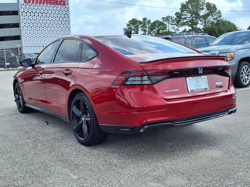Radiant Red Metallic 2024 Honda Accord Hybrid Sport-L