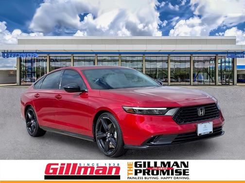 Radiant Red Metallic 2024 Honda Accord Hybrid Sport-L