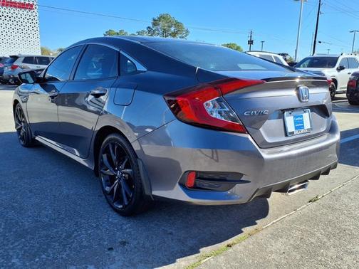 Modern Steel Metallic 2020 Honda Civic Sport
