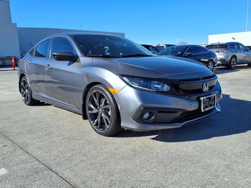 Modern Steel Metallic 2020 Honda Civic Sport