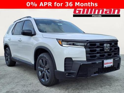 Platinum White Pearl 2026 Honda Pilot Sport