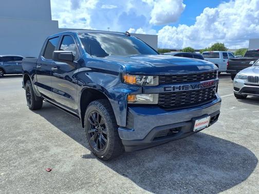 Northsky Blue Metallic 2021 Chevrolet Silverado 1500 Custom