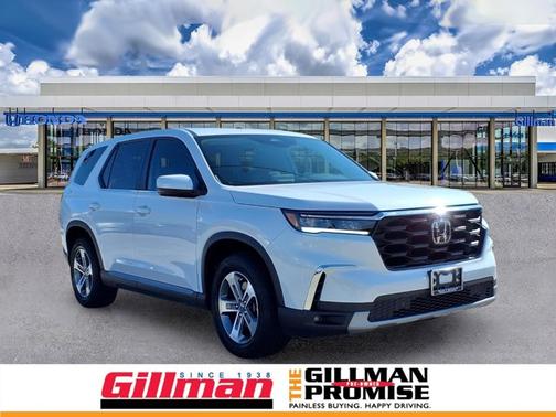 Platinum White Pearl 2024 Honda Pilot EX-L 7 Passenger