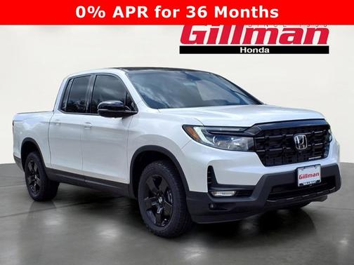 Platinum White Pearl 2026 Honda Ridgeline Black Edition Two-Tone