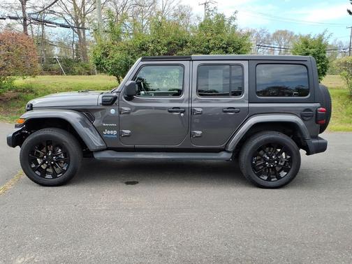Gray 2022 Jeep Wrangler Unlimited 4xe Sahara