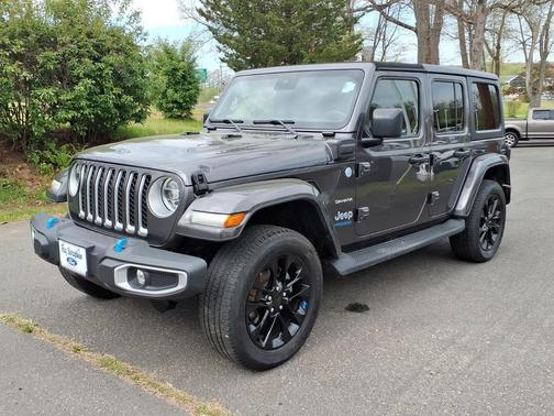 Gray 2022 Jeep Wrangler Unlimited 4xe Sahara