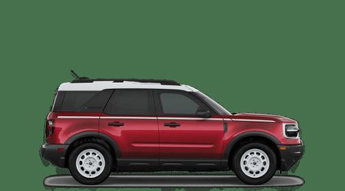 Ruby Red Metallic Tinted Clearcoat 2026 Ford Bronco Sport Heritage
