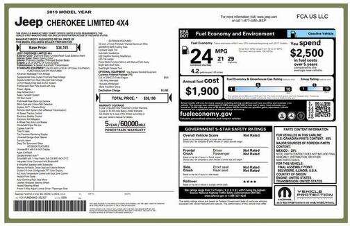 2019 Jeep Cherokee Limited