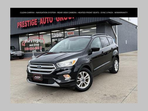 Shadow Black 2018 Ford Escape SE