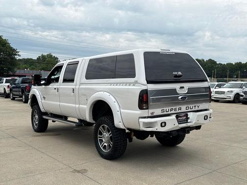 White Platinum Metallic Tri-Coat 2016 Ford F-250 Platinum