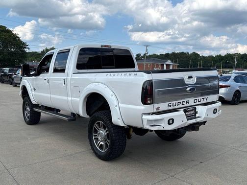White Platinum Metallic Tri-Coat 2016 Ford F-250 Platinum