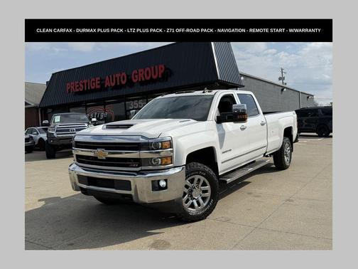Summit White 2018 Chevrolet Silverado 3500 LTZ