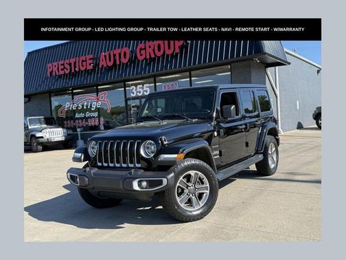 Black Clearcoat 2018 Jeep Wrangler Unlimited Sahara