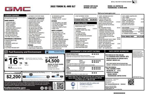 2022 GMC Yukon XL SLT