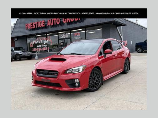 Pure Red 2017 Subaru WRX STI Base
