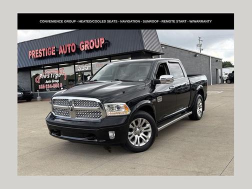Brilliant Black Crystal Pearlcoat 2017 RAM 1500 Longhorn