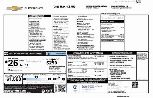 2020 Chevrolet Trax LS