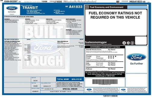 Oxford White 2017 Ford Transit-250 Base