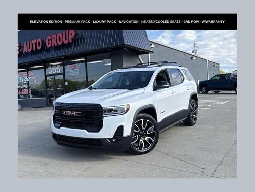 White Frost Tricoat 2021 GMC Acadia AWD SLT