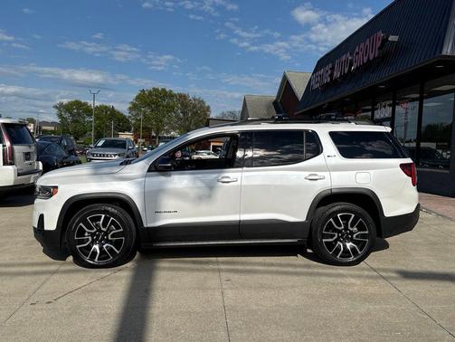 White Frost Tricoat 2021 GMC Acadia AWD SLT