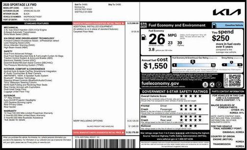 2020 Kia Sportage LX