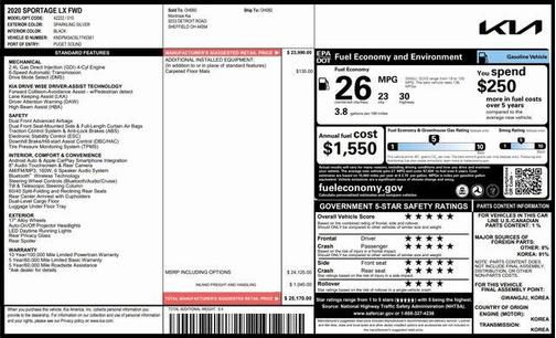 2020 Kia Sportage LX