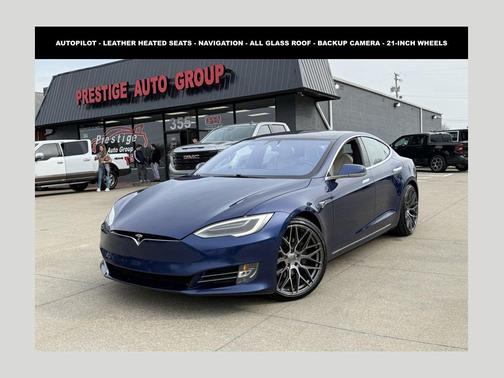 Deep Blue Metallic 2021 Tesla Model S Long Range