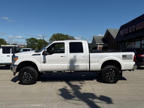 White Platinum Metallic Tri-Coat 2016 Ford F-350 Lariat