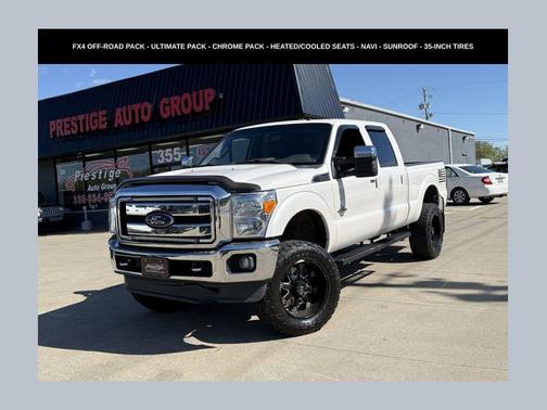 White Platinum Metallic Tri-Coat 2016 Ford F-350 Lariat