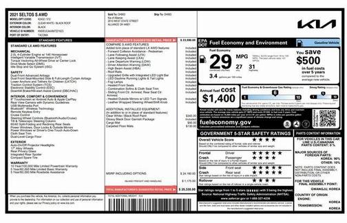 2021 Kia Seltos S