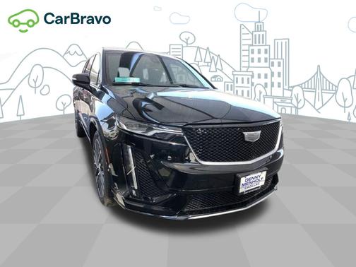 Stellar Black Metallic 2023 Cadillac XT6 AWD Sport