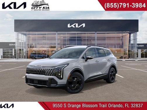 Wolf Gray 2026 Kia Sportage Hybrid X-Line