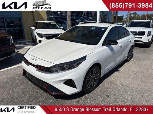 White 2024 Kia Forte GT-Line