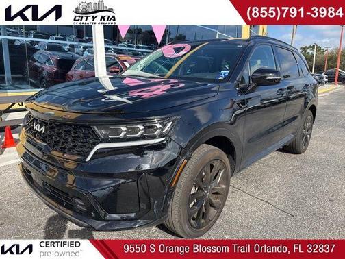 Ebony Black 2023 Kia Sorento SX