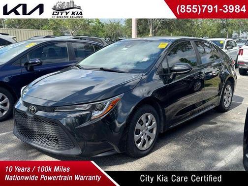 Black 2021 Toyota Corolla LE